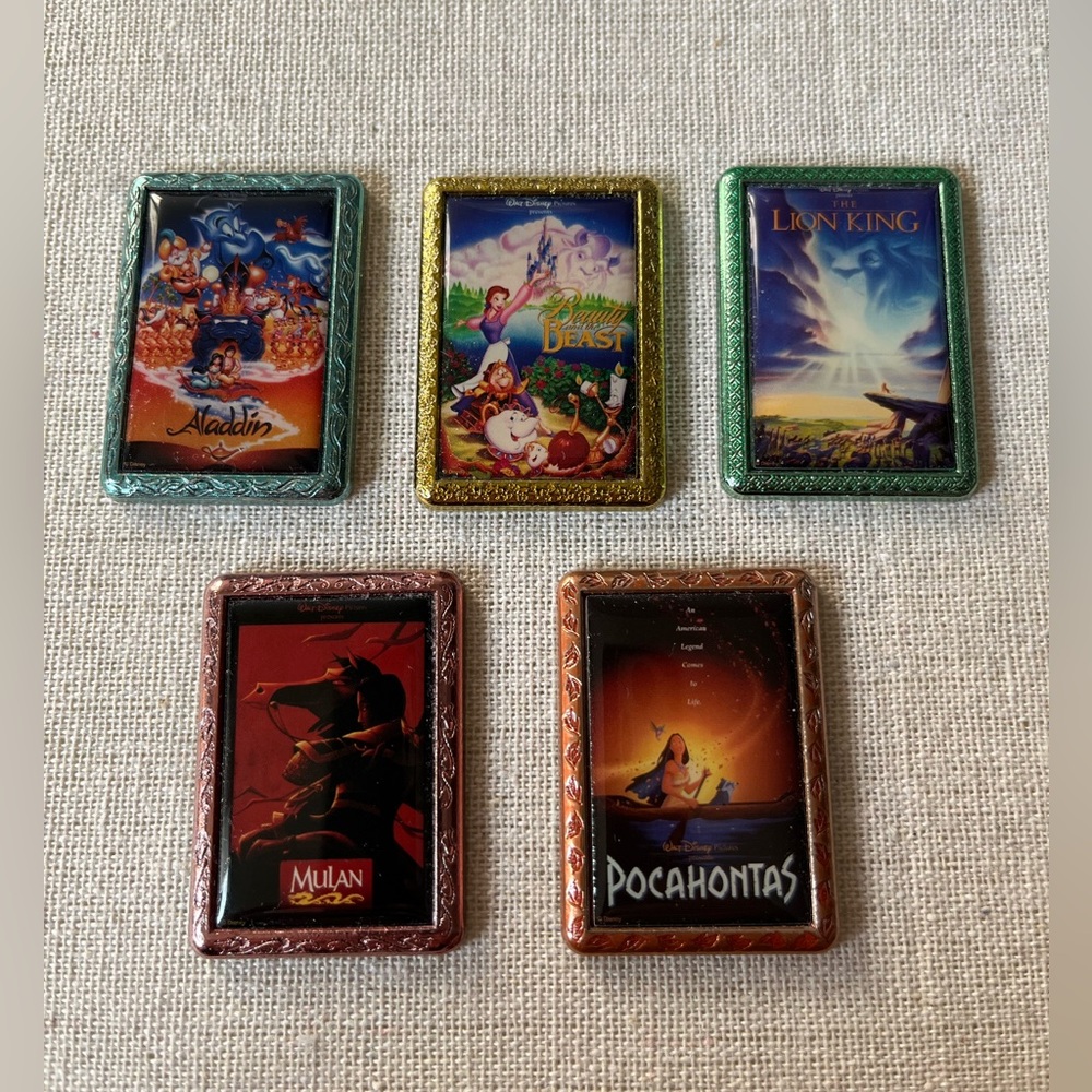 Disney Film Cover Pins